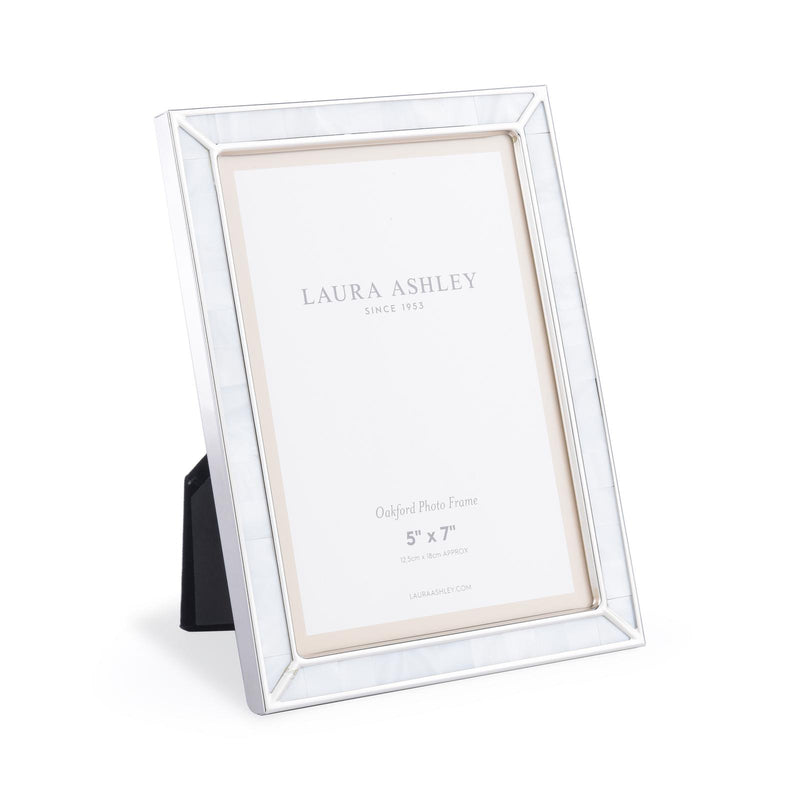 Laura Ashley Oakford Photo Frame Mother Of Pearl 5" x 7" • LA3756184-Q