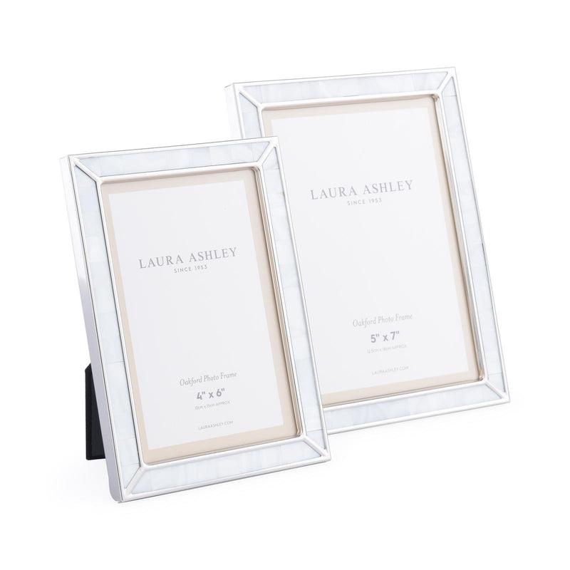Laura Ashley Oakford Photo Frame Mother Of Pearl 5" x 7" • LA3756184-Q