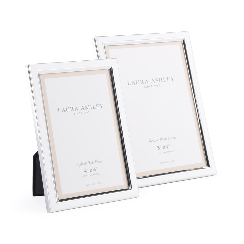 Laura Ashley Neyland Photo Frame Silver Plated 5" x 7" • LA3756186-Q