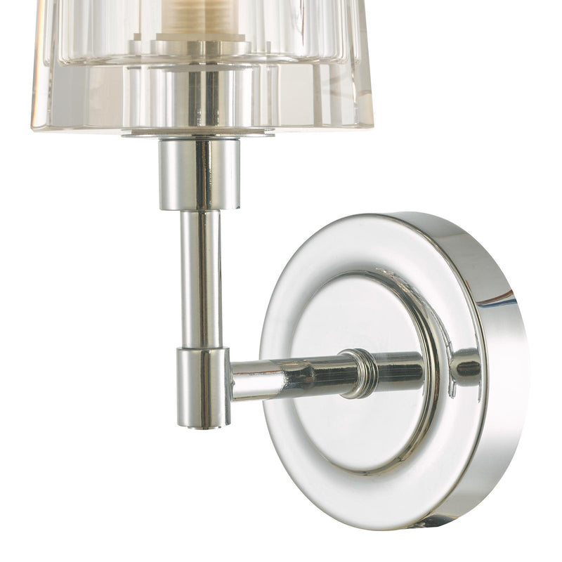 Laura Ashley Blake Bathroom Wall Light Crystal Polished Chrome IP44 • LA3756189-Q