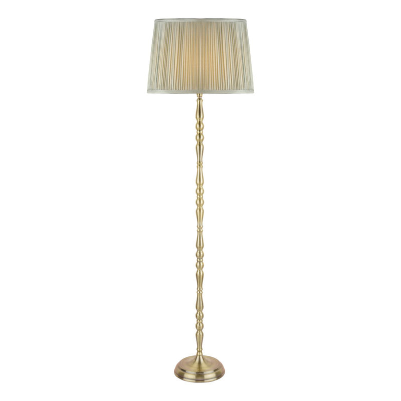 Laura Ashley Corey Floor Lamp Antique Brass Base Only • LA3756199-Q