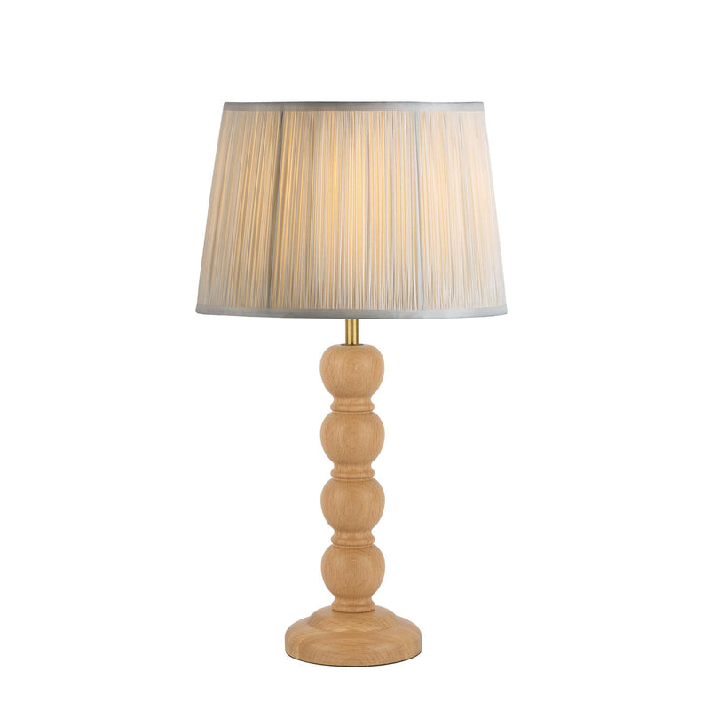 Laura Ashley Maria Table Lamp Wood & Antique Brass Base Only • LA3756212-Q