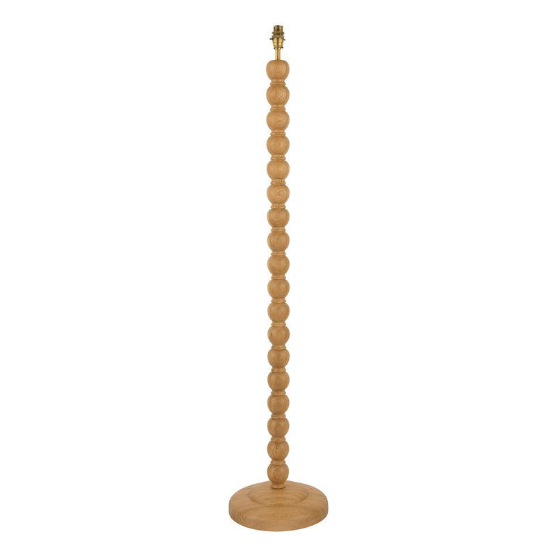 Laura Ashley Maria Floor Lamp Wood & Antique Brass Base Only • LA3756213-Q