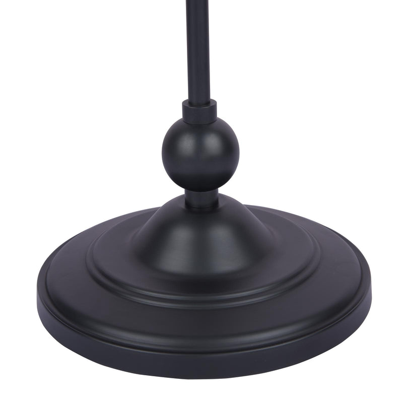 Laura Ashley Ludchurch Floor Lamp Industrial Black With Shade • LA3756241-Q