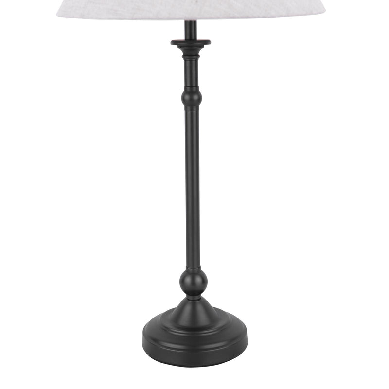 Laura Ashley Ludchurch Table Lamp Industrial Black With Shade • LA3756242-Q