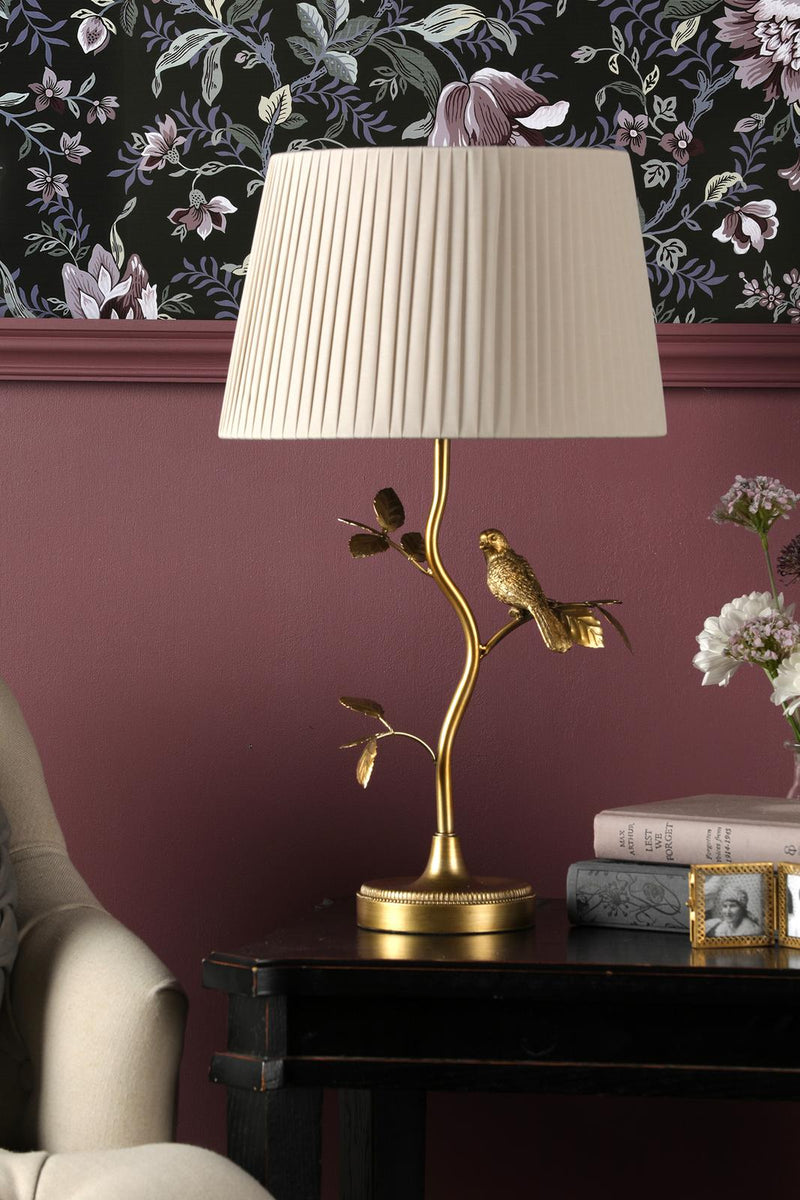 Laura Ashley Egelton Table Lamp Aged Brass With Shade • LA3756316-Q