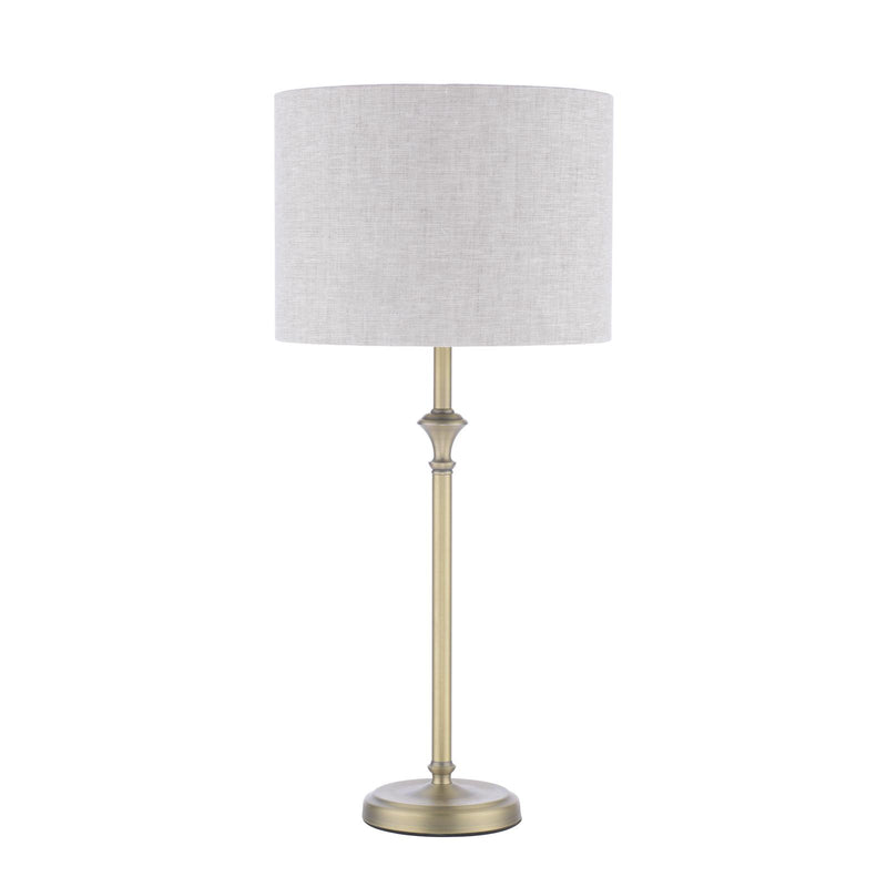 Laura Ashley Highgrove Table Lamp Matt Antique Brass With Shade • LA3756325-Q
