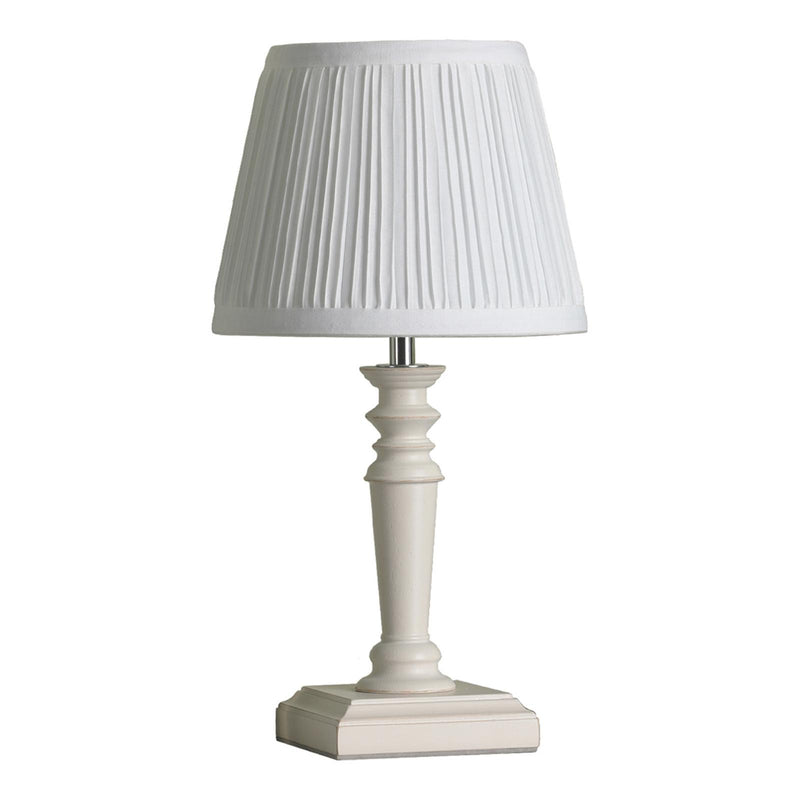 Laura Ashley Tate Twin Pack Table Lamp Distressed Wood With Shade • LA3756329-Q