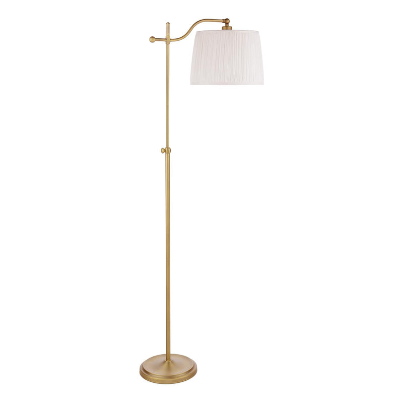 Laura Ashley Hemsley Floor Lamp Matt Antique Brass With Shade • LA3756330-Q