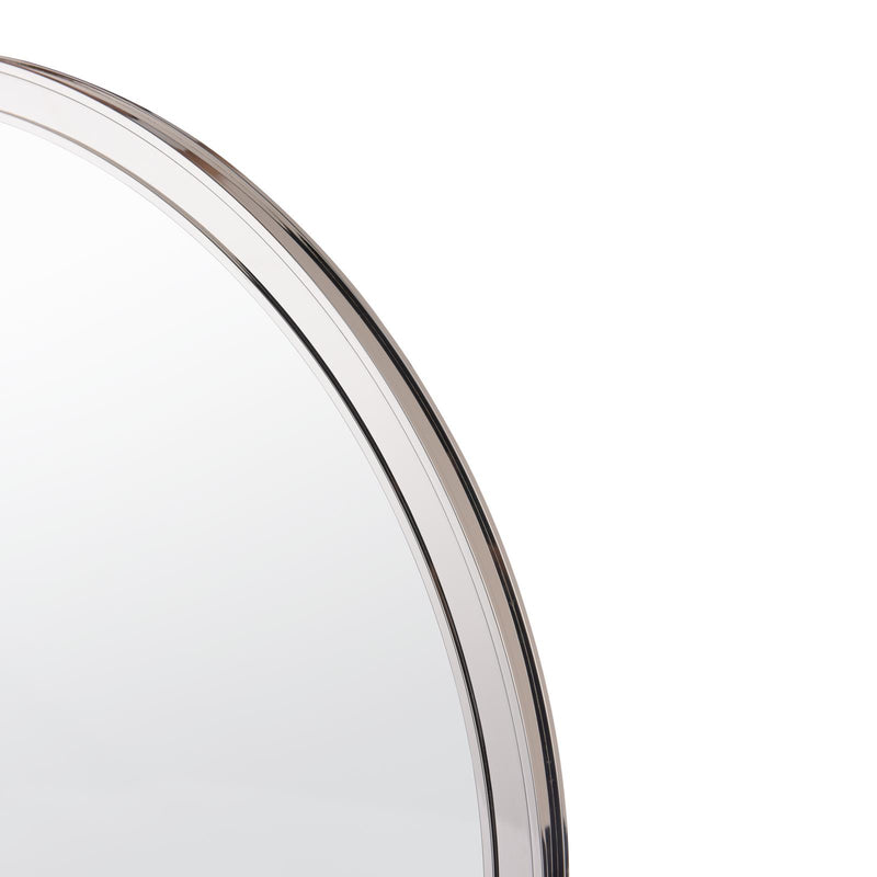 Laura Ashley Harrington Mirror Polished Nickel 60cm • LA3756379-Q