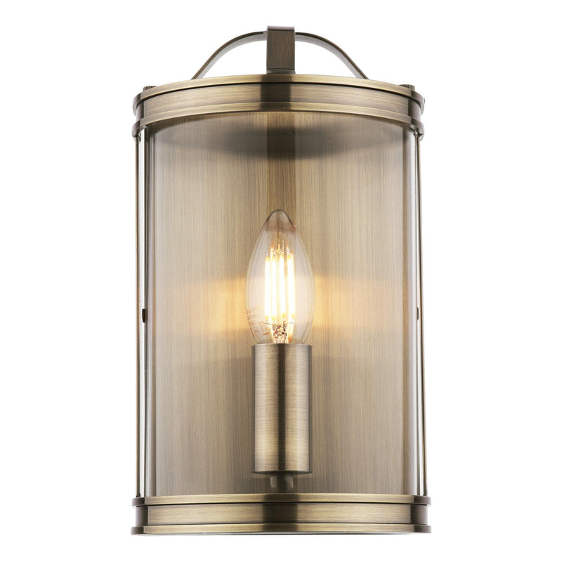 Laura Ashley Harrington Wall Light Antique Brass and Glass • LA3756383-Q