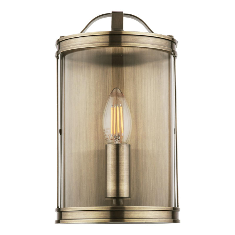 Laura Ashley Harrington Wall Light Antique Brass and Glass • LA3756383-Q