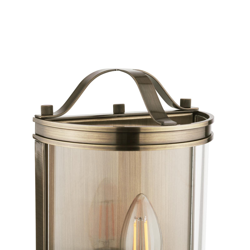 Laura Ashley Harrington Wall Light Antique Brass and Glass • LA3756383-Q