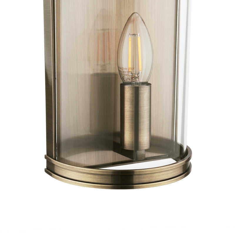 Laura Ashley Harrington Wall Light Antique Brass and Glass • LA3756383-Q