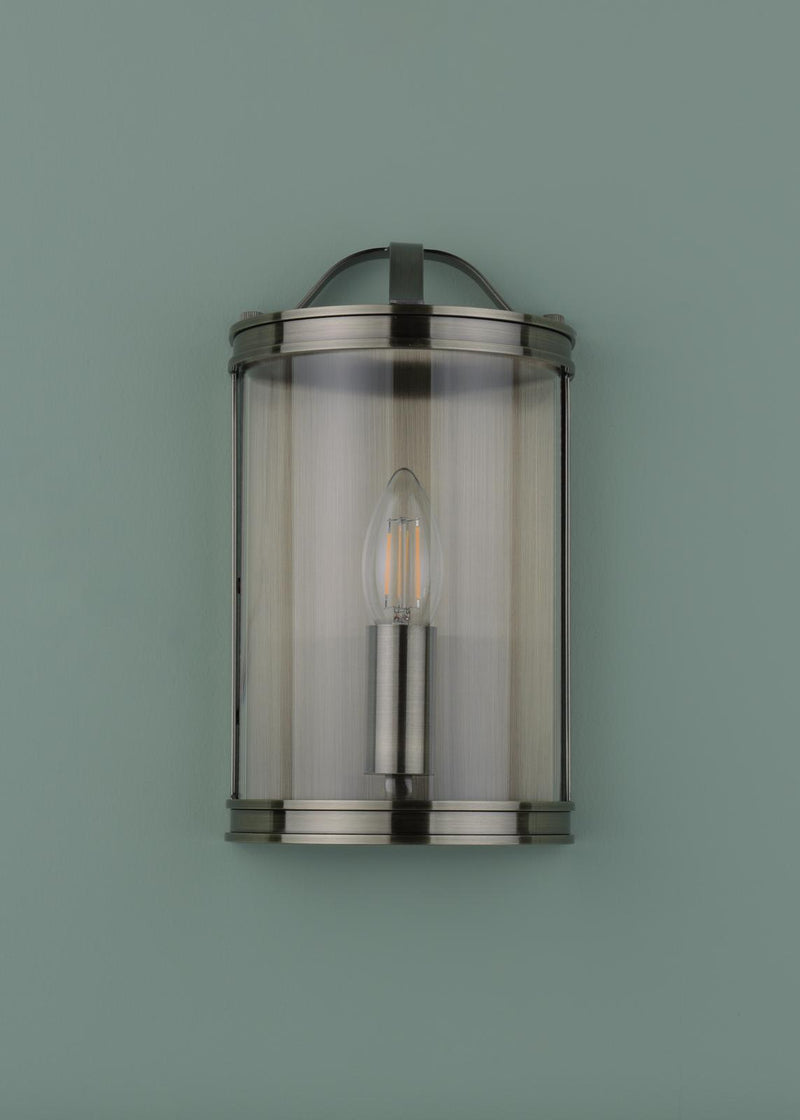 Laura Ashley Harrington Wall Light Antique Brass and Glass • LA3756383-Q