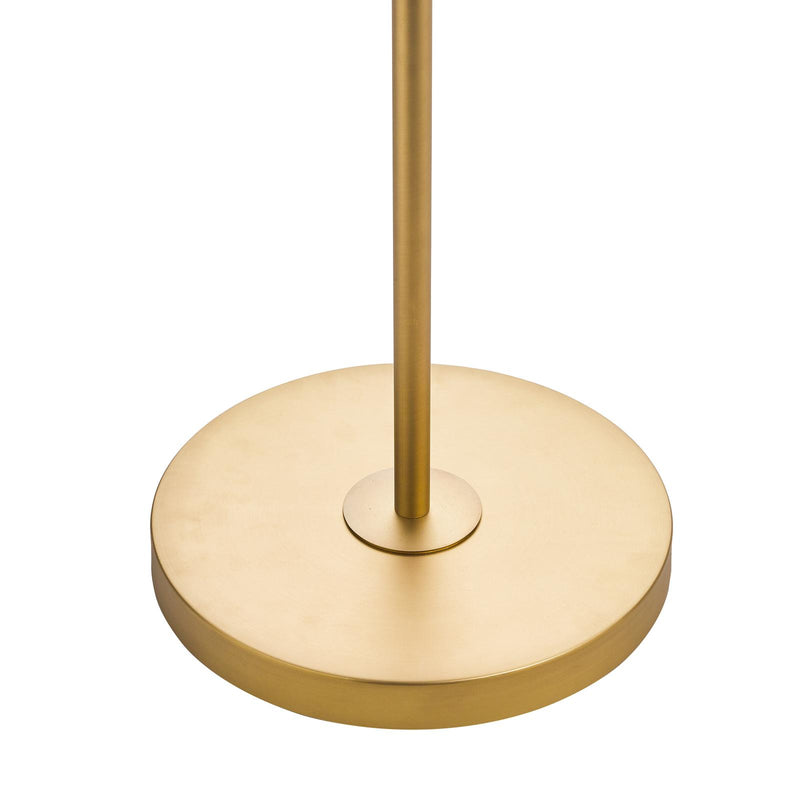 Laura Ashley Rhosill 3 Light Floor Lamp Crystal and Matt Antique Brass • LA3756390-Q