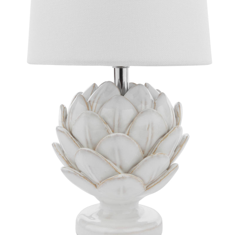 Laura Ashley Artichoke Twin Pack Table Lamp White With Shade • LA3756399-Q