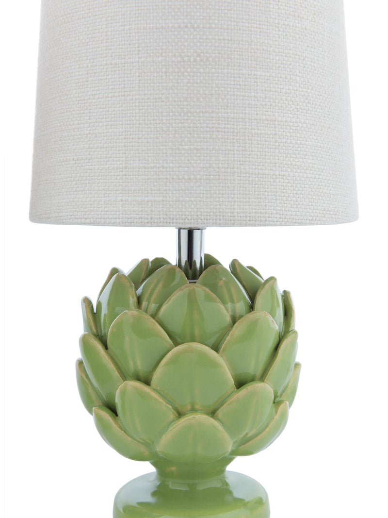 Laura Ashley Artichoke Twin Pack Table Lamp Green With Shade • LA3756400-Q