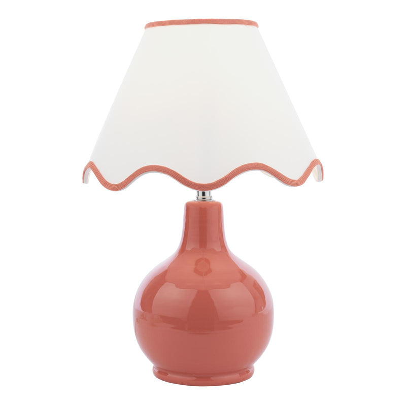 Laura Ashley Bramhope Table Lamp Terracotta Ceramic With Shade • LA3756403-Q
