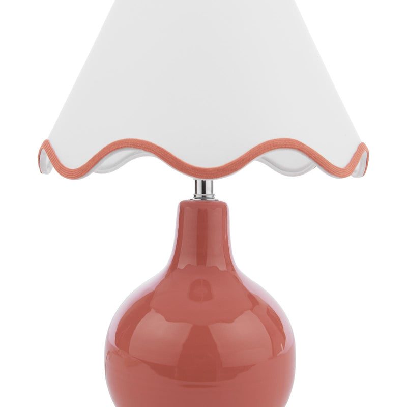 Laura Ashley Bramhope Table Lamp Terracotta Ceramic With Shade • LA3756403-Q