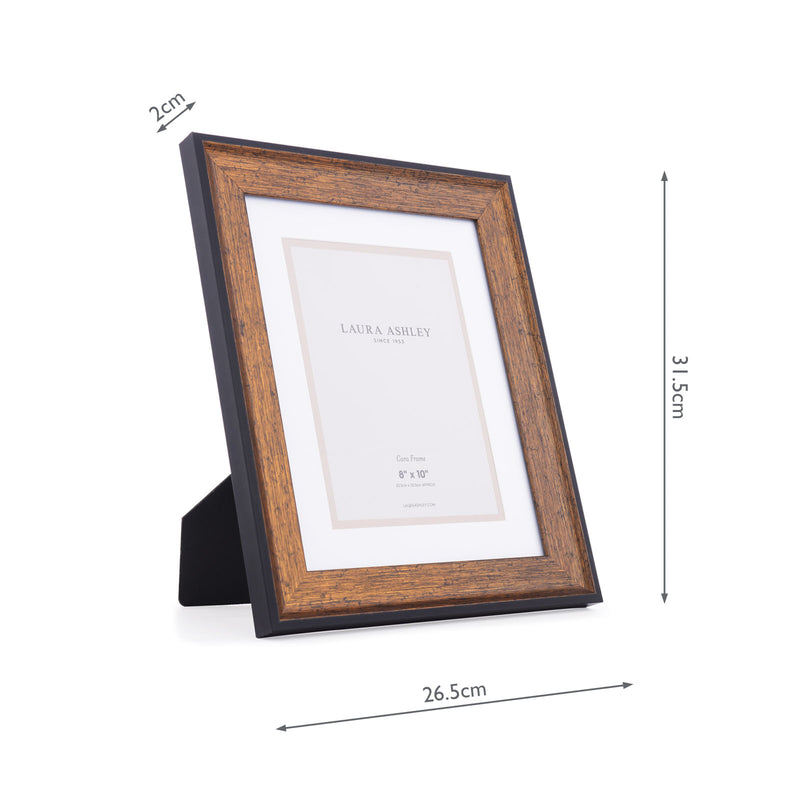 Laura Ashley Cara Photo Frame Mottled Bronze 8" x 10" • LA3756421-Q