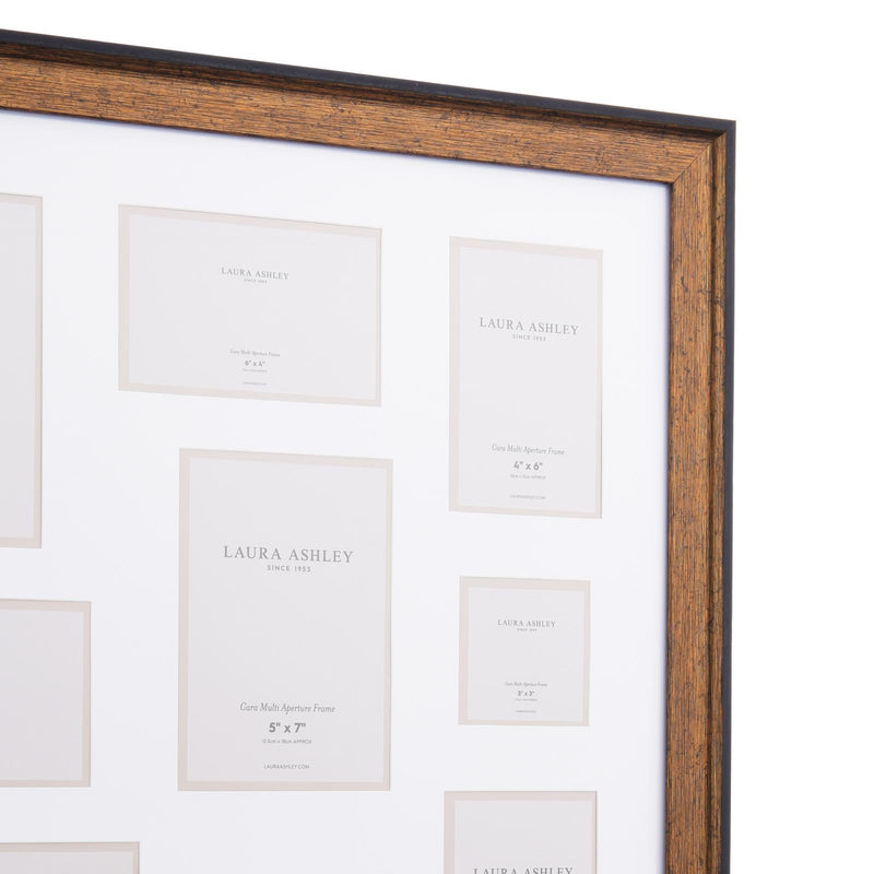 Laura Ashley Cara Photo Frame Mottled Bronze With 9 Apertures • LA3756422-Q