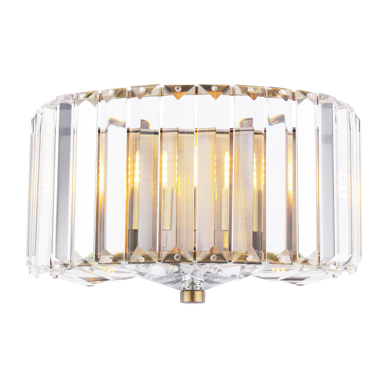 Laura Ashley Fernhurst Wall Light Crystal and Antique Brass • LA3756454-Q