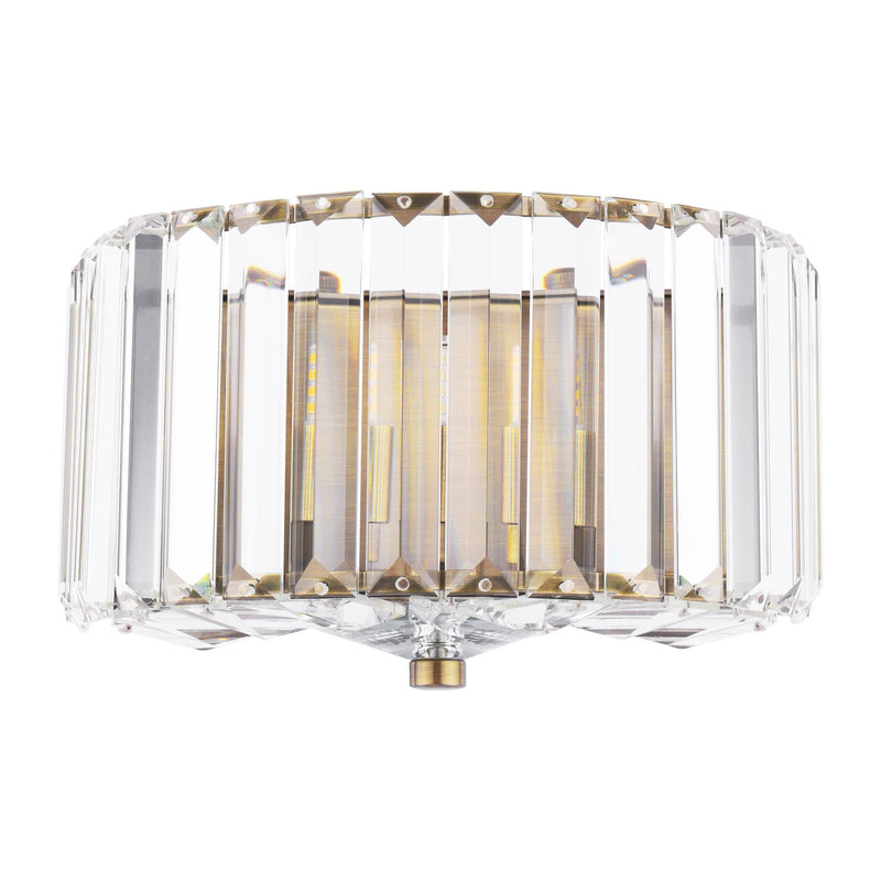 Laura Ashley Fernhurst Wall Light Crystal and Antique Brass • LA3756454-Q