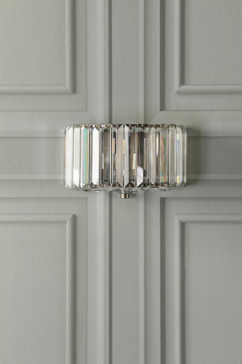 Laura Ashley Fernhurst Wall Light Crystal and Antique Brass • LA3756454-Q