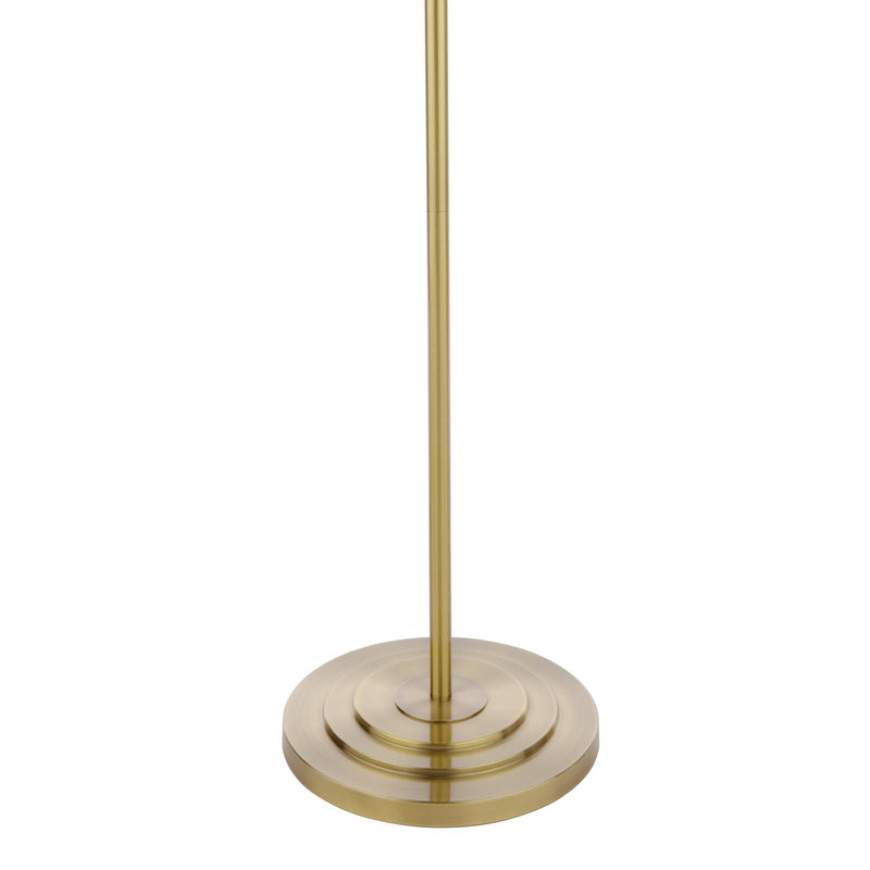 Laura Ashley Marlowe Floor Lamp Antique Brass With Shade • LA3756461-Q