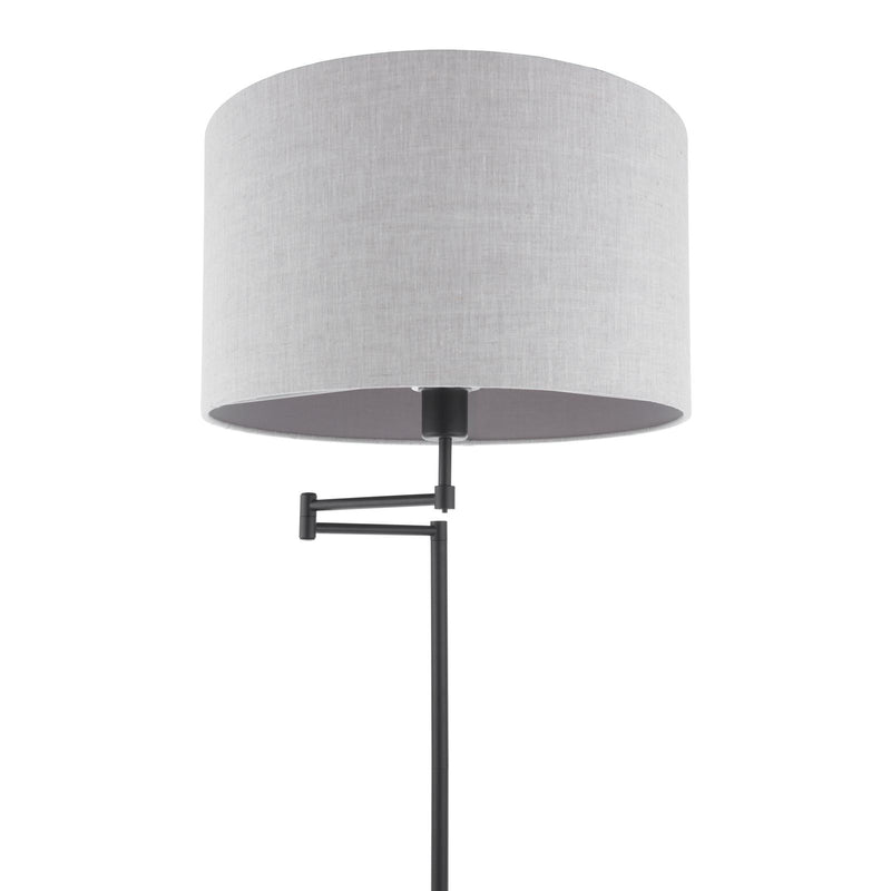 Laura Ashley Marlowe Floor Lamp Matt Black With Shade • LA3756462-Q
