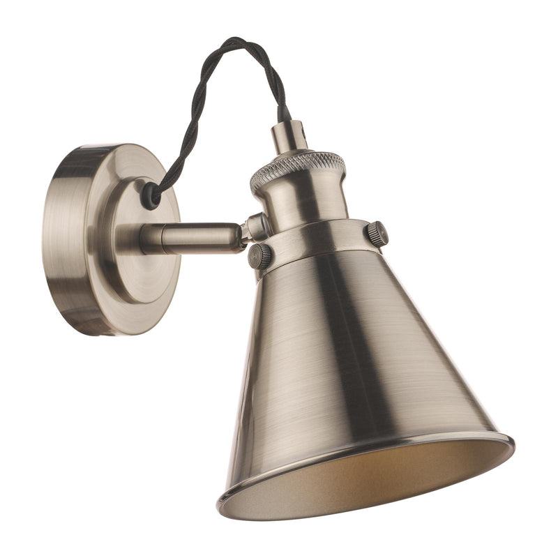 Laura Ashley Rufus Single Spotlight Industrial Nickel • LA3756465-Q