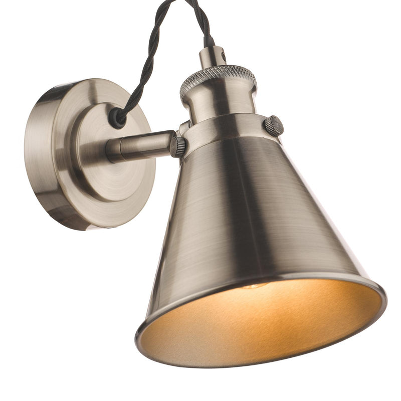 Laura Ashley Rufus Single Spotlight Industrial Nickel • LA3756465-Q