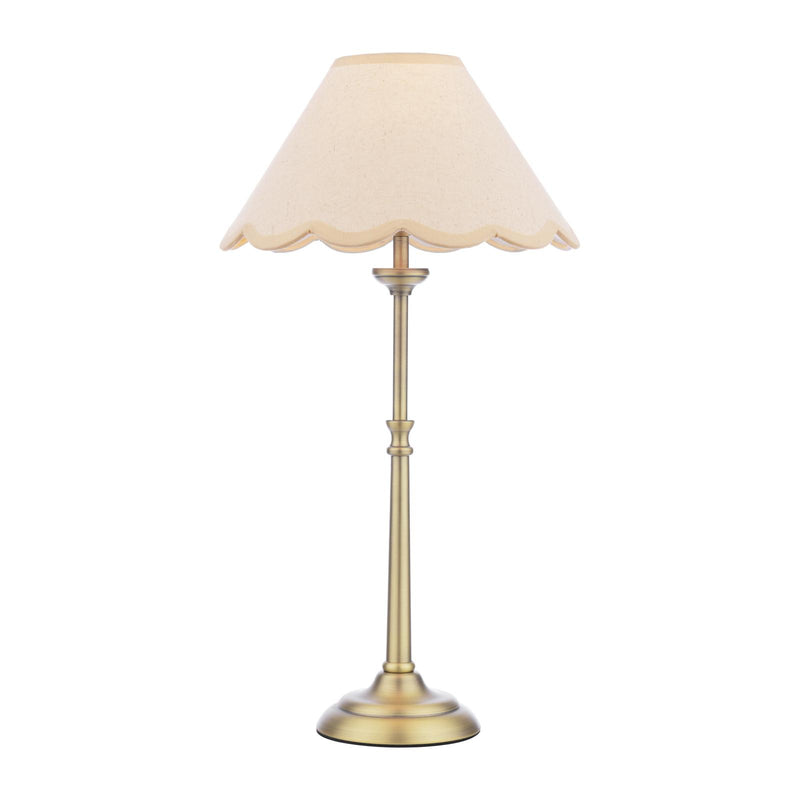 Laura Ashley Cordwell Table Lamp Matt Antique Brass With Shade • LA3756487-Q