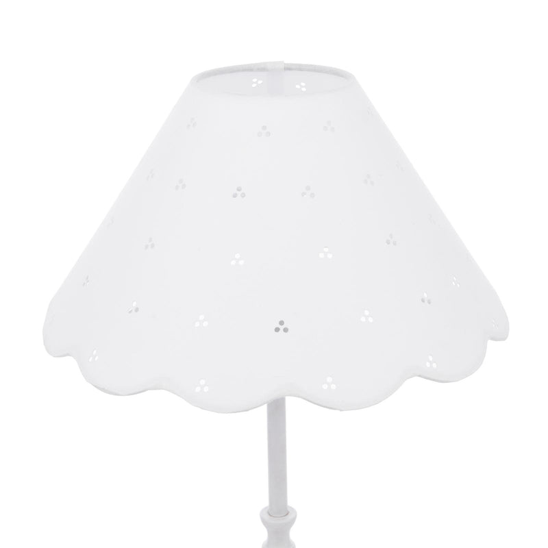 Laura Ashley Cordwell Table Lamp Matt White With Shade • LA3756488-Q