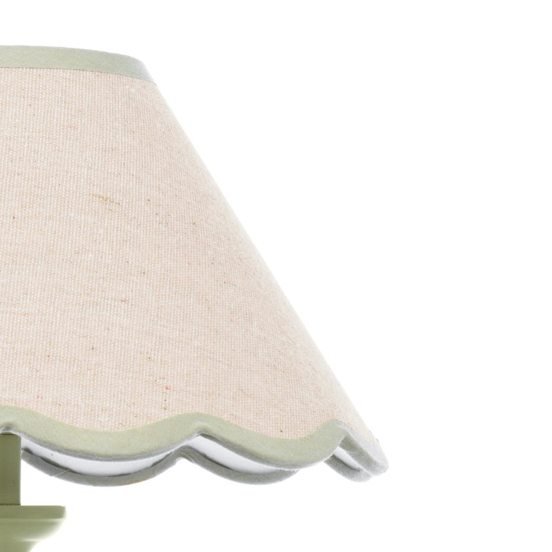 Laura Ashley Cordwell Table Lamp Matt Green With Shade • LA3756489-Q