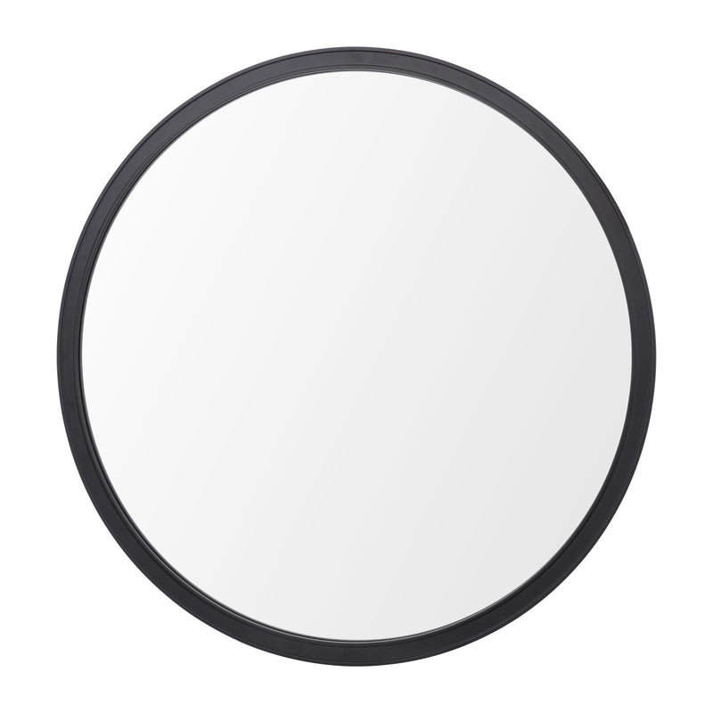 Laura Ashley Harrington Mirror Matt Black and Mirror 60cm • LA3756497-Q