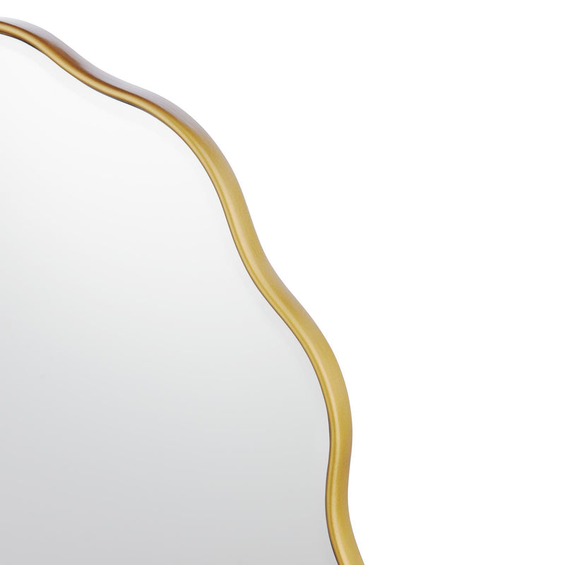 Laura Ashley Medora Oval Mirror Matt Gold 71 X 55cm • LA3756499-Q