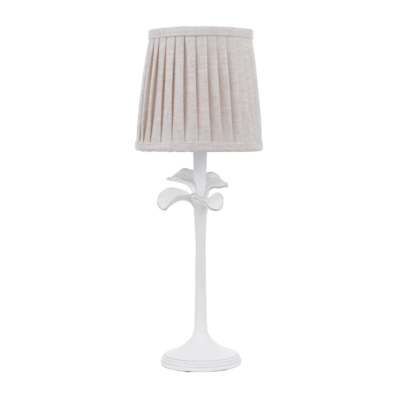 Laura Ashley Eleni Table Lamp Matt White With Shade • LA3756510-Q