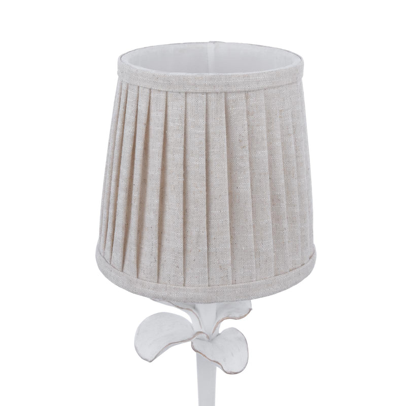 Laura Ashley Eleni Table Lamp Matt White With Shade • LA3756510-Q