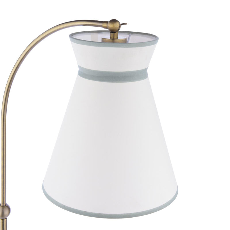 Laura Ashley Dearham Floor Lamp Antique Brass With Shade • LA3756517-Q