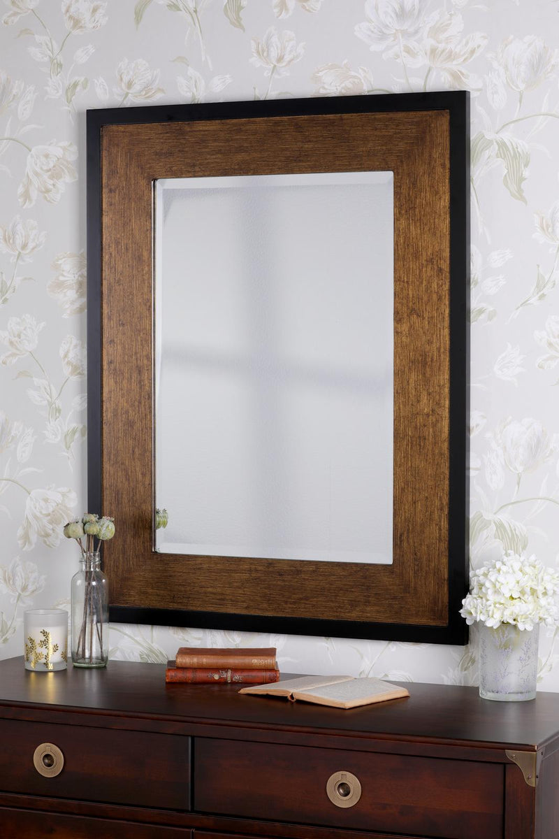 Laura Ashley Cara Small Mirror Mottled Bronze 93 X 72.5cm • LA3756563-Q