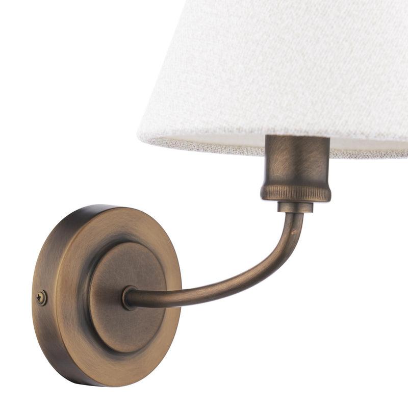 Laura Ashley Denston Wall Light Antique Bronze With Shade • LA3756583-Q
