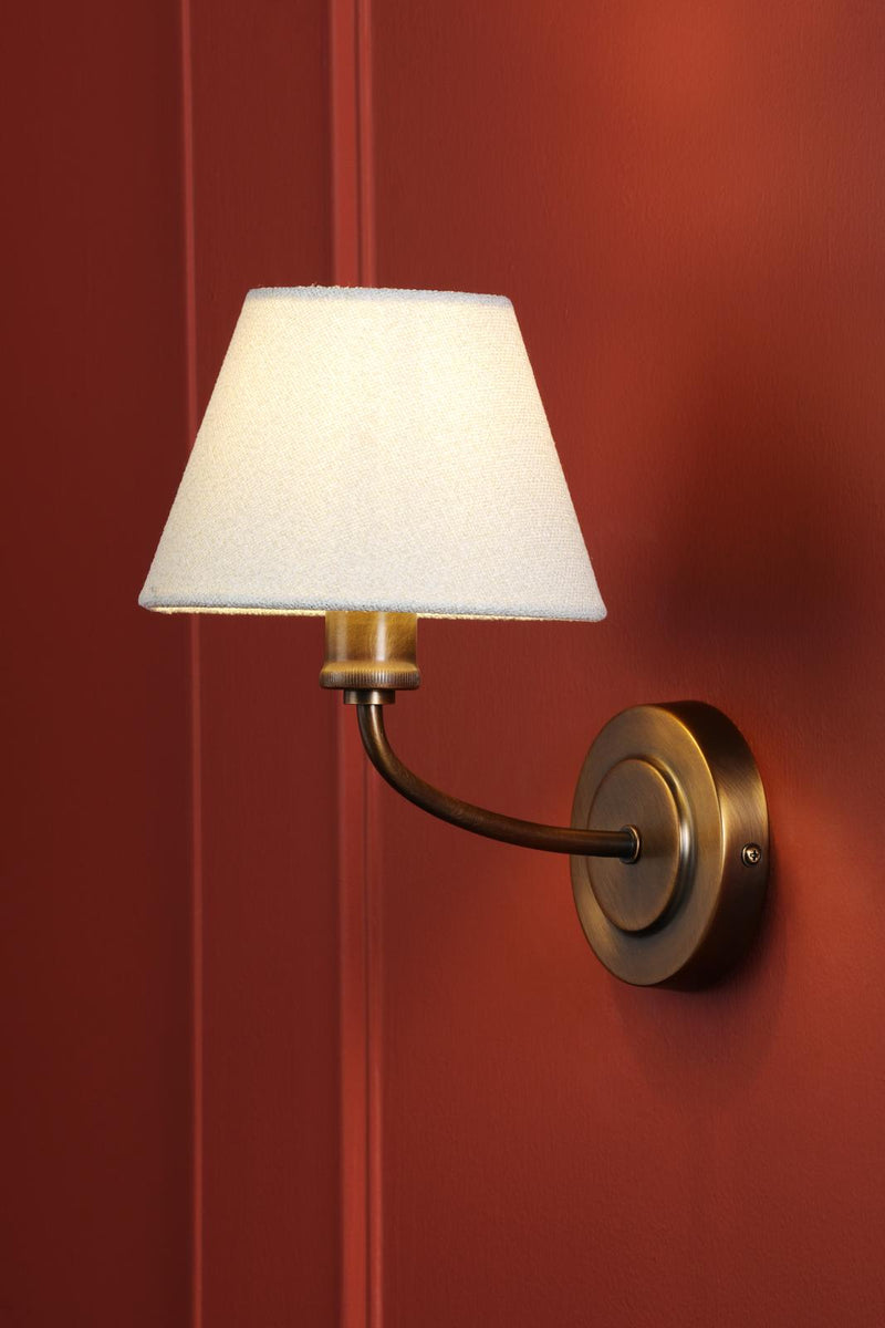 Laura Ashley Denston Wall Light Antique Bronze With Shade • LA3756583-Q