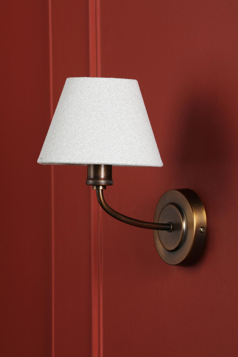 Laura Ashley Denston Wall Light Antique Bronze With Shade • LA3756583-Q