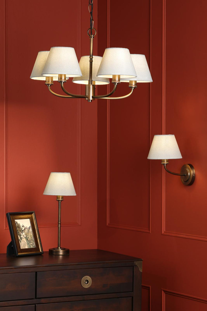 Laura Ashley Denston Wall Light Antique Bronze With Shade • LA3756583-Q