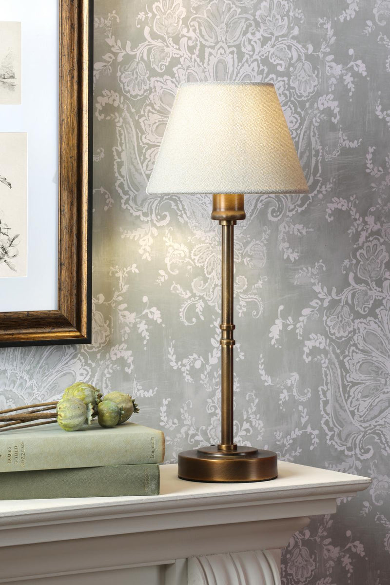 Laura Ashley Denston Table Lamp Antique Bronze With Shade • LA3756584-Q