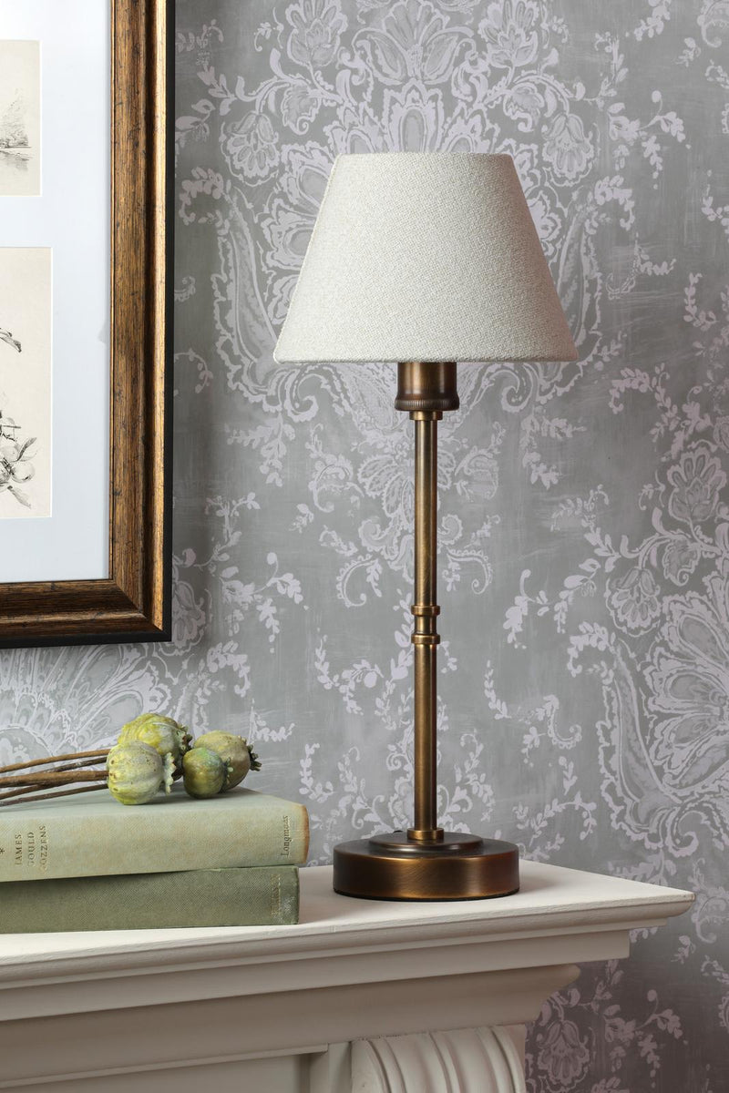 Laura Ashley Denston Table Lamp Antique Bronze With Shade • LA3756584-Q