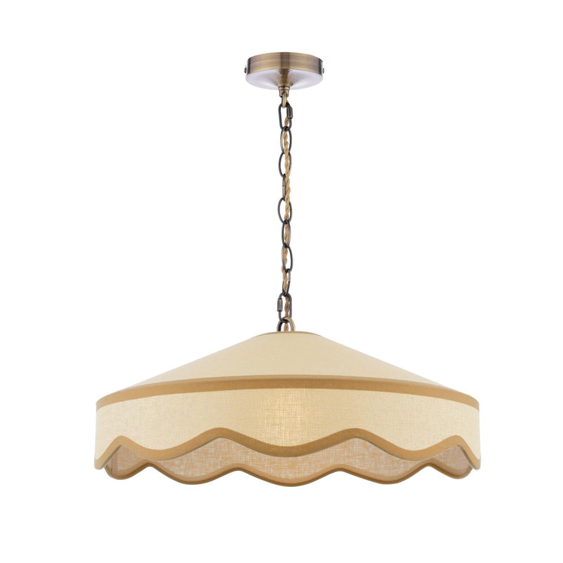 Laura Ashley Buckenham Pendant Rattan • LA3756608-Q
