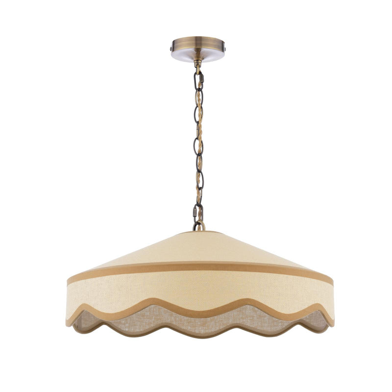 Laura Ashley Buckenham Pendant Rattan • LA3756608-Q